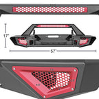 2018-2022 Jeep Wrangler JL/2020-2024 Gladiator X Series Winched Front Bumper