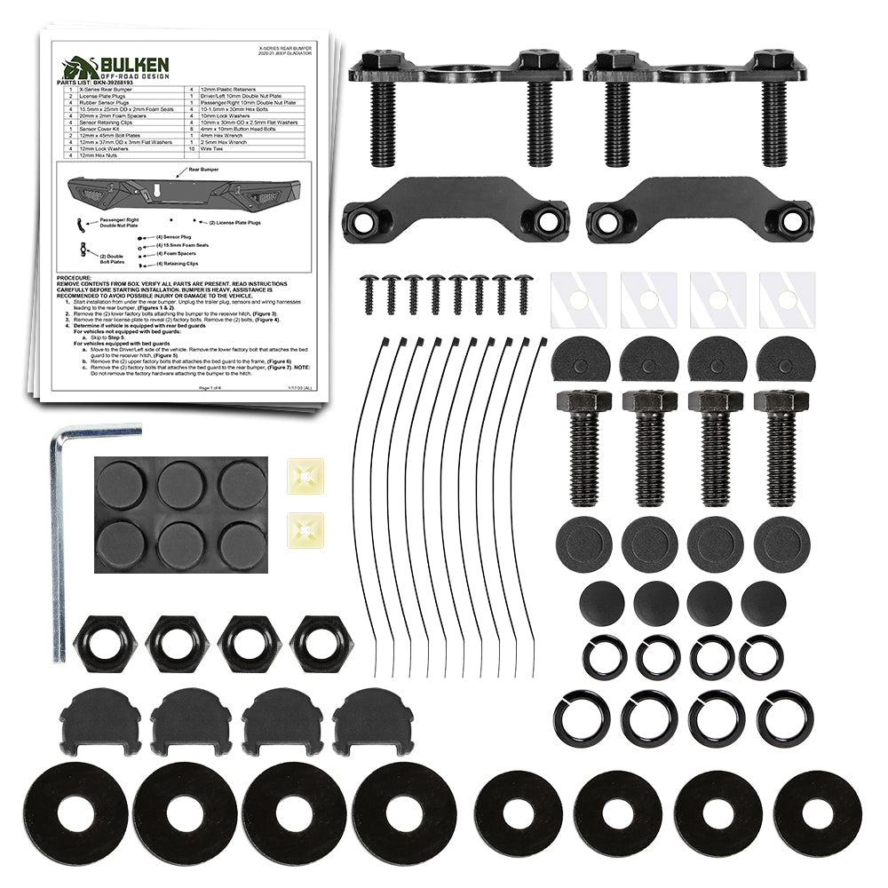 2020-2024 Jeep Gladiator X-Series Rear Step Bumper