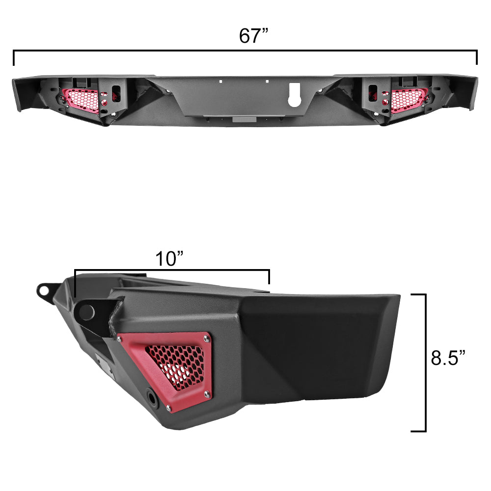 2020-2024 Jeep Gladiator X-Series Rear Step Bumper