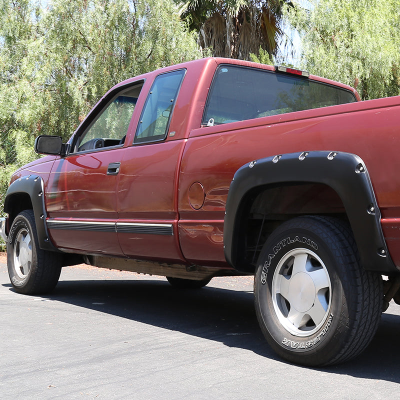 1988-1999 Chevrolet C/K Blazer/Jimmy/Suburban/Tahoe GMC Yukon Smooth Rivet Style Fender Flares