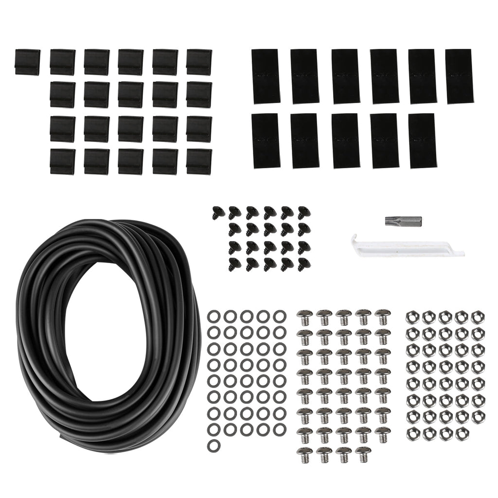 1988-1998 Chevrolet C/K 1500 / 1992-1999 Suburban/Yukon Smooth Polypropylene Rivet Style Fender Flares