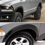 2009-2018 Dodge RAM 1500 / 2019-2021 RAM Classic Fleetside Smooth Factory OE Style Fender Flares