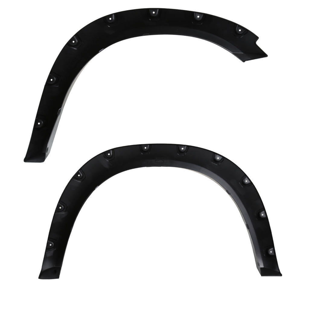2009-2018 Dodge RAM 1500 / 2019-2021 Dodge RAM Classic Fleetside Smooth V2 Rivet Style Fender Flares