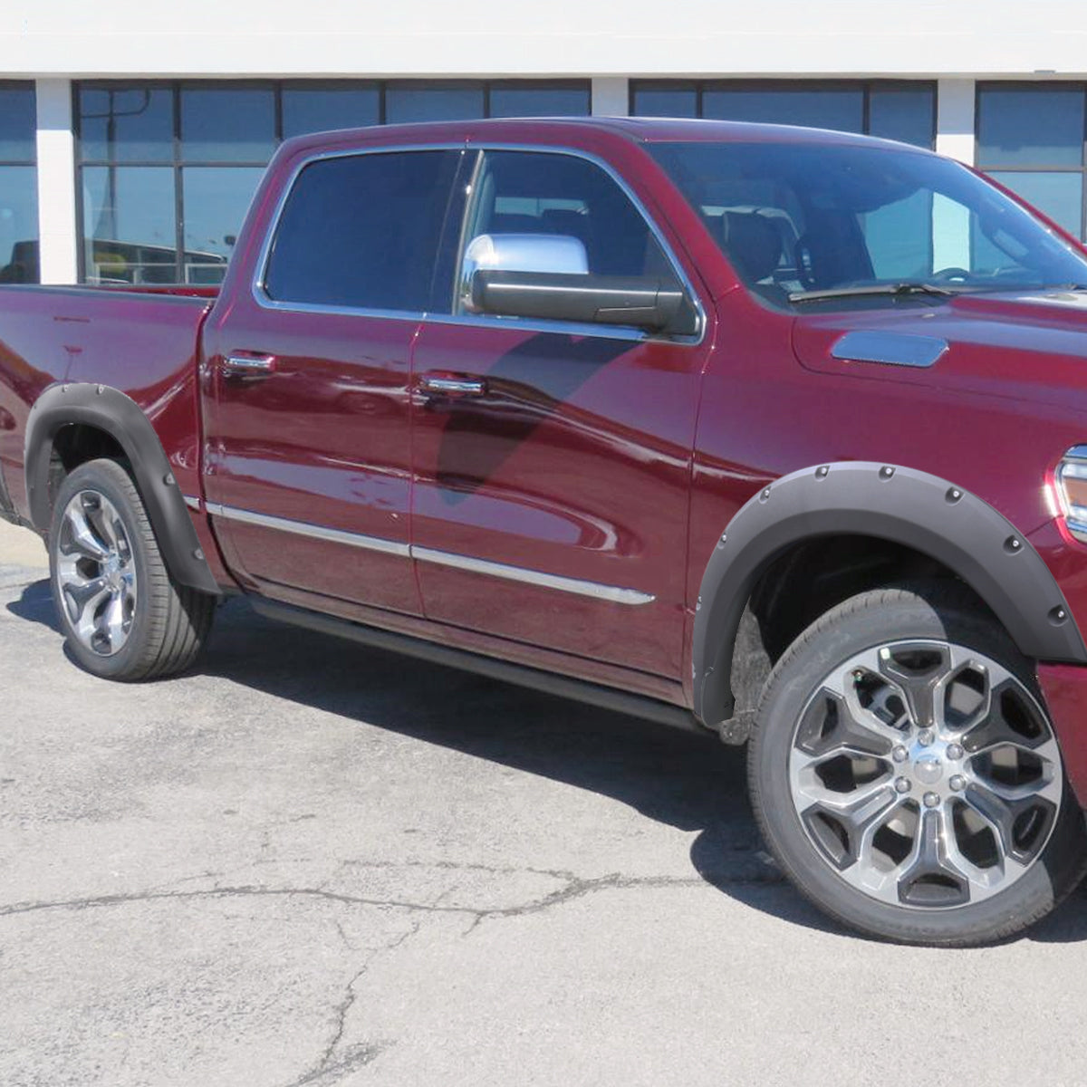 2019-2024 Dodge RAM 1500 2" Wide Smooth Polypropylene Fender Flares