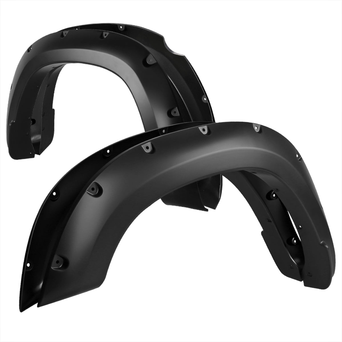 2019-2024 Dodge RAM 1500 2" Wide Smooth Polypropylene Fender Flares
