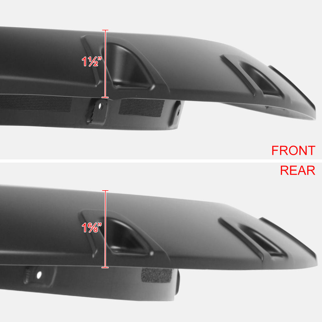 2019-2024 Dodge Ram 2500/3500 4PC Smooth Pocket Rivet Style Fender Flares