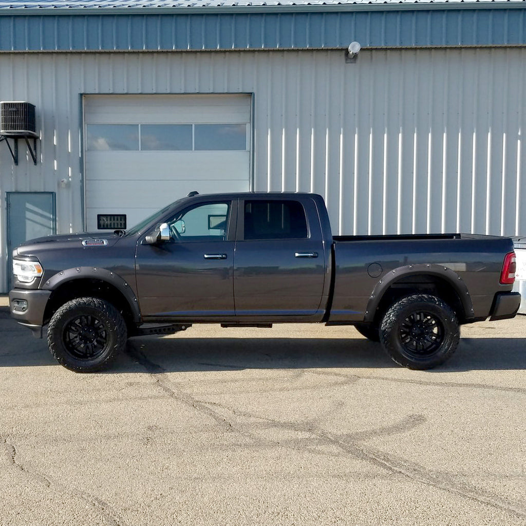 2019-2024 Dodge Ram 2500/3500 4PC Smooth Pocket Rivet Style Fender Flares