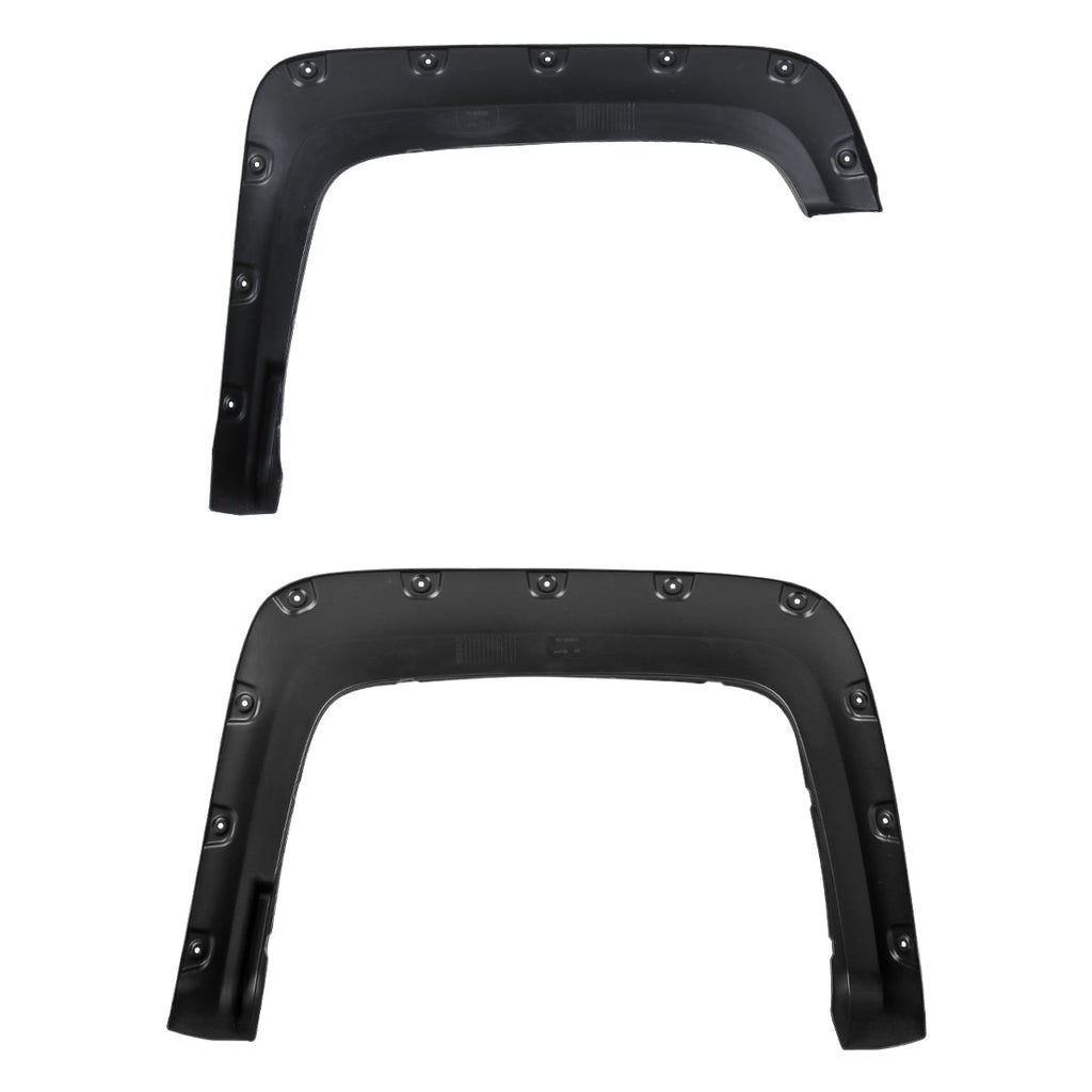 2016-2018 GMC Sierra 1500 Fleetside Textured Rivet Style Fender Flares