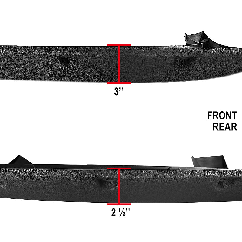 2007-2013 Chevrolet Silverado 1500 Fleetside 69.3" Bed Textured Factory OE Style Fender Flares