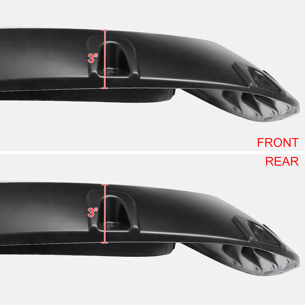 2007-2013 Chevrolet Silverado 1500 69.3" Bed Fleetside Smooth Polypropylene Fender Flares