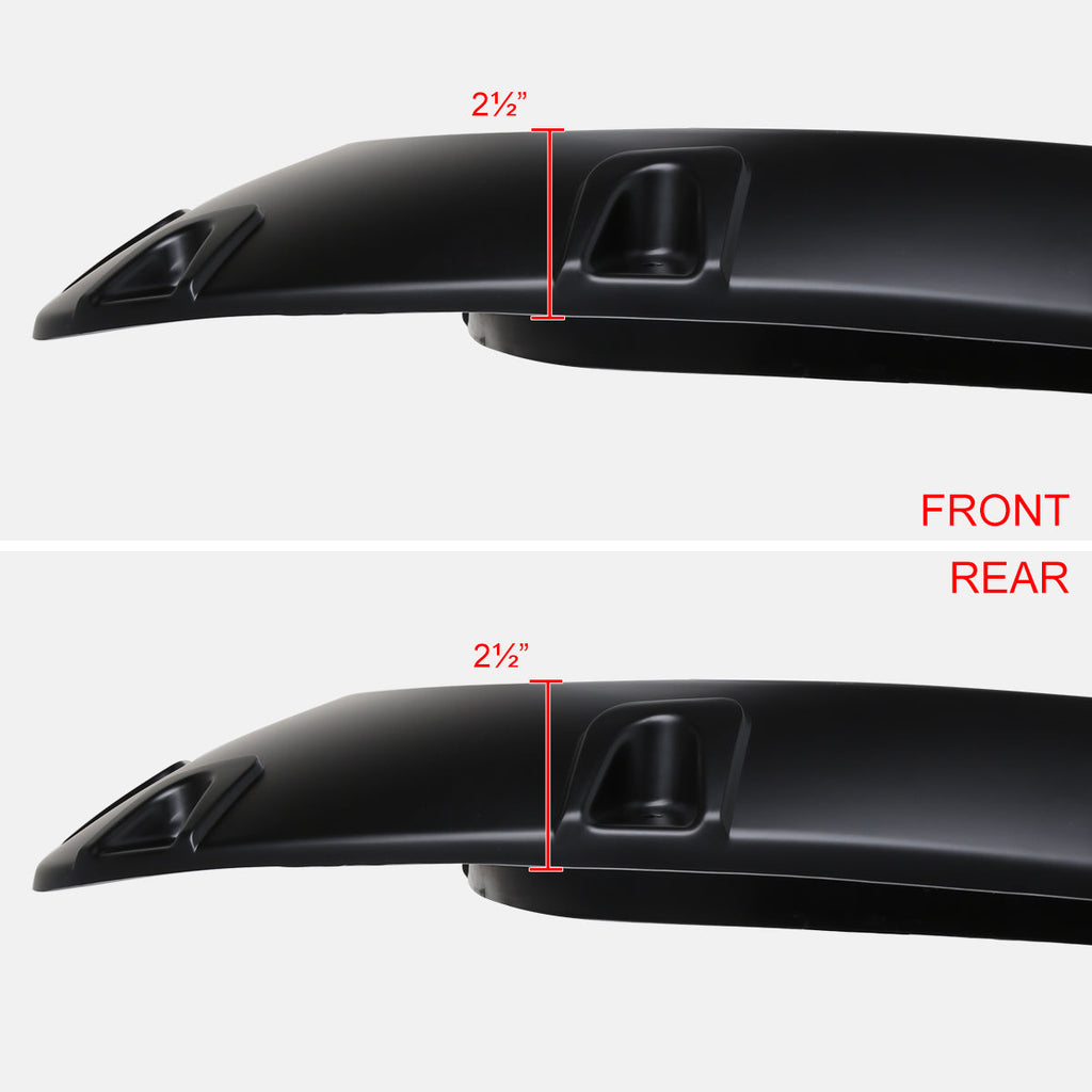 2007-2013 Chevrolet Silverado 1500/2500HD/3500HD Fleetside Smooth Rivet Style Fender Flares