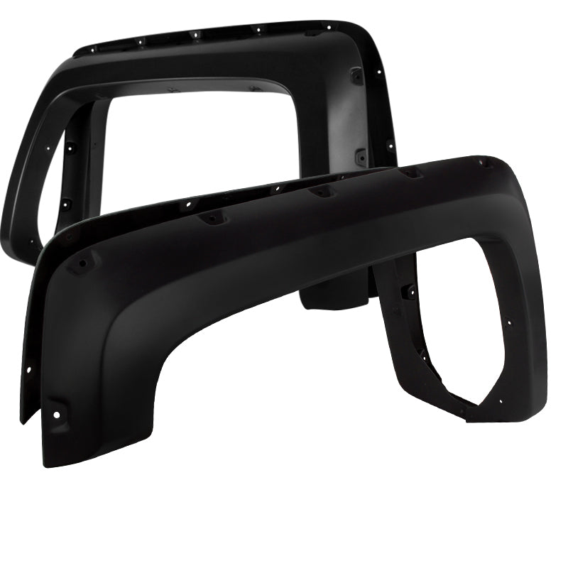 2014-2018 Chevrolet Silverado 2500HD/3500HD Fleetside Smooth Rivet Style Fender Flares