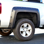 2014-2018 Chevrolet Silverado 2500HD/3500HD Short Bed Smooth Rivet Style Fender Flares