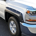 2014-2018 Chevrolet Silverado 2500HD/3500HD Short Bed Smooth Rivet Style Fender Flares