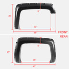 2014-2018 Chevrolet Silverado 2500HD 3500HD Fleetside Rivet Style Fender Flares