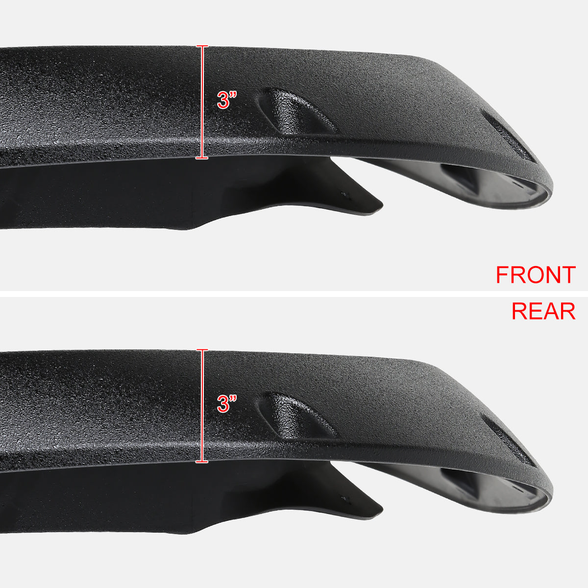 2019-2026 Chevrolet Silverado 1500 Textured Rivet Style Fender Flares