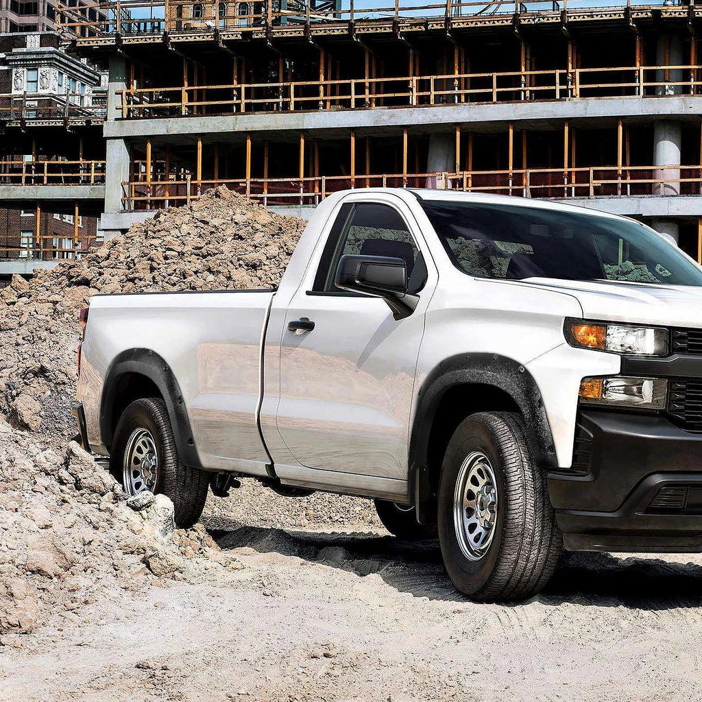 2019-2026 Chevrolet Silverado 1500 Textured Rivet Style Fender Flares
