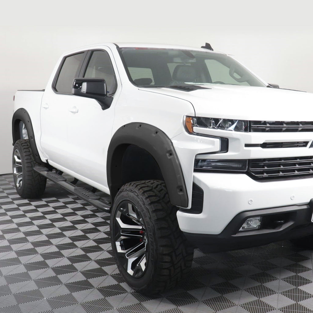 2019-2026 Chevrolet Silverado 1500 Rivet Style 3" Wide Fender Flares