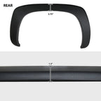 1999-2007 Chevrolet Silverado/ GMC Sierra Black Polypropylene Fender Flares