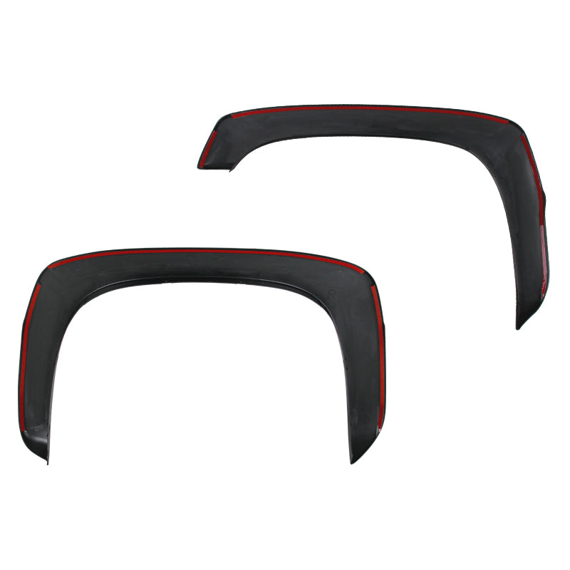1999-2007 Chevrolet Silverado/ GMC Sierra Black Polypropylene Fender Flares