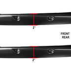 2005-2011 Toyota Tacoma Fleetside 6" Long Bed Smooth Rivet Style Fender Flares