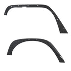 2007-2017 Jeep Wrangler JK Black Textured Steel Flat Fender Flares