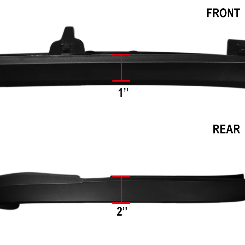 2007-2013 BMW X5 E70 20"/21" Wheel Fender Flares
