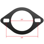 Universal Aluminum 2.5" Inlet/Outlet 2-Bolt Exhaust Gasket