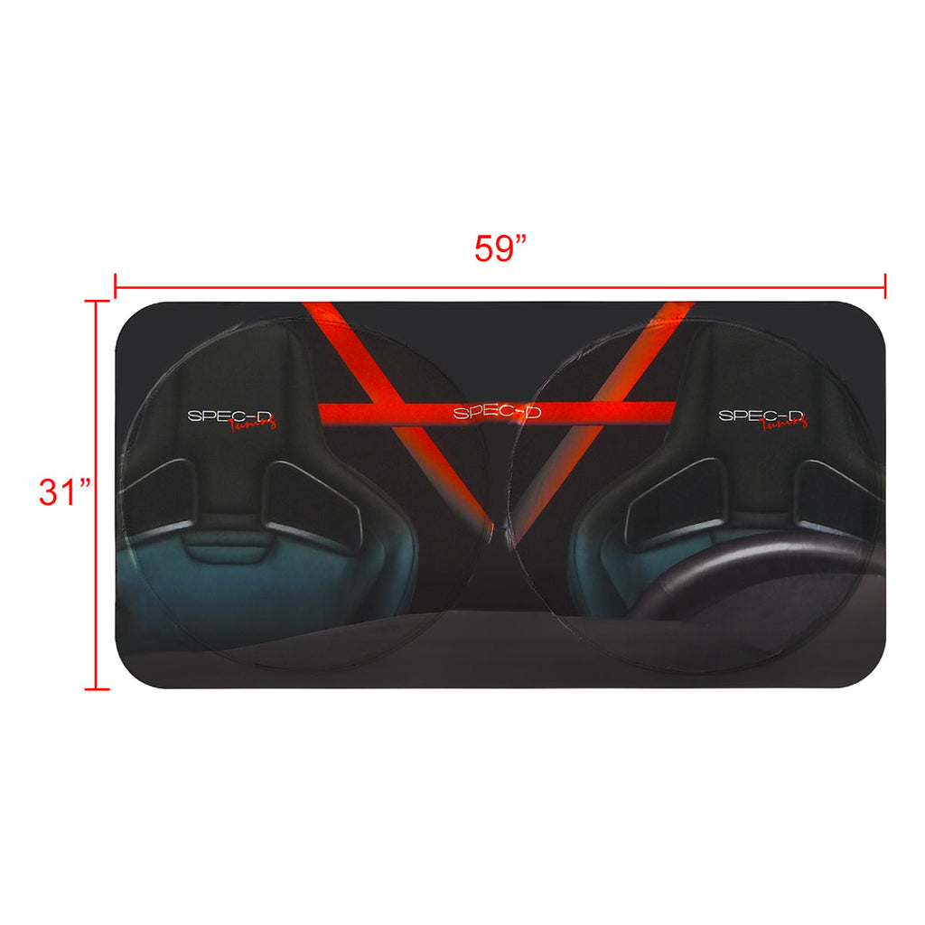 Universal Spec-D Tuning Window Sunshade (59" L x 31" W)