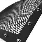 2009-2014 Ford F-150 Rivet Style Black Stainless Steel Mesh Grille  Center Insert
