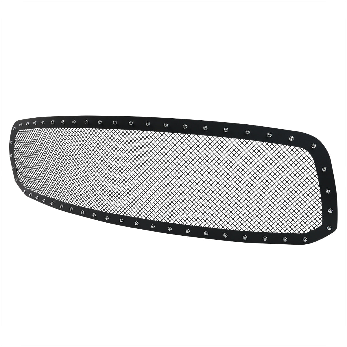 2013-2018 RAM 1500 1500 Rivet Style Black Stainless Steel Mesh Grille Insert