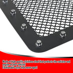 2013-2018 Dodge RAM 2500/3500 Rivet Style Black Stainless Steel Mesh Grille Insert