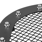 2013-2018 Dodge RAM 2500/3500 Rivet Style Black Stainless Steel Mesh Grille Insert