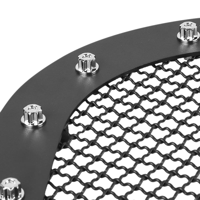2013-2018 Dodge RAM 2500/3500 Rivet Style Black Stainless Steel Mesh Grille Insert