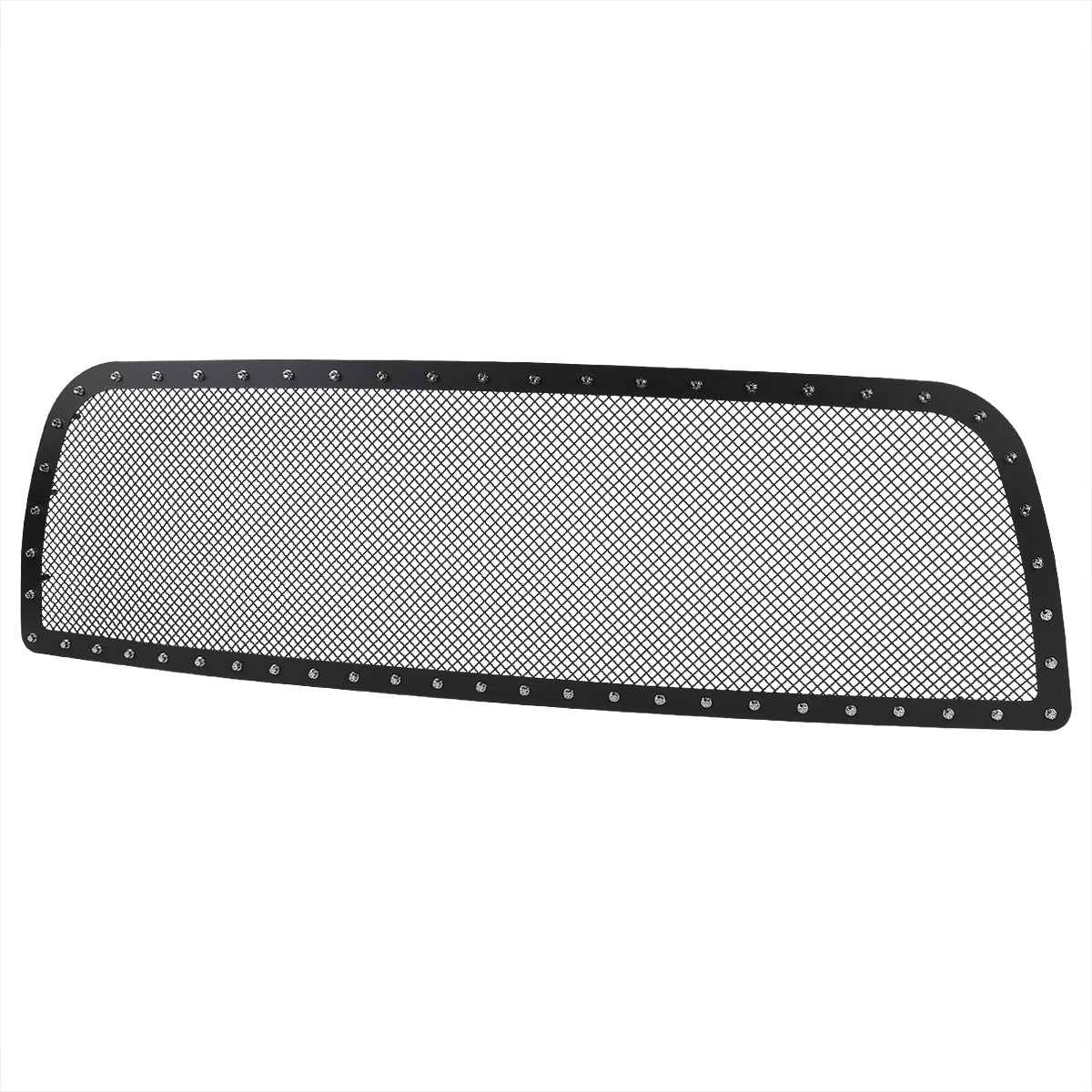 2013-2018 Dodge RAM 2500/3500 Rivet Style Black Stainless Steel Mesh Grille Insert