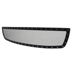 2003-2006 GMC Sierra 1500 Rivet Style Black Stainless Steel Mesh Grille Insert