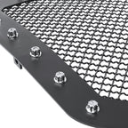 2016-2018 GMC Sierra 1500 Rivet Style Black Stainless Steel Mesh Grille Insert