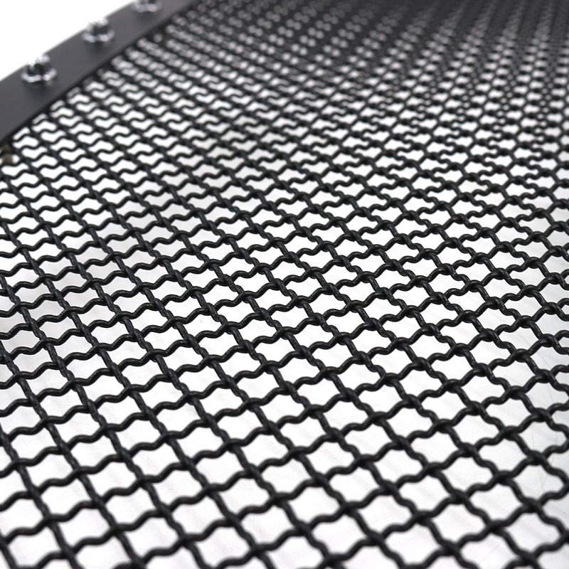 1999-2006 GMC Sierra/Yukon/Yukon XL Rivet Style Black Stainless Steel Mesh Grille Insert