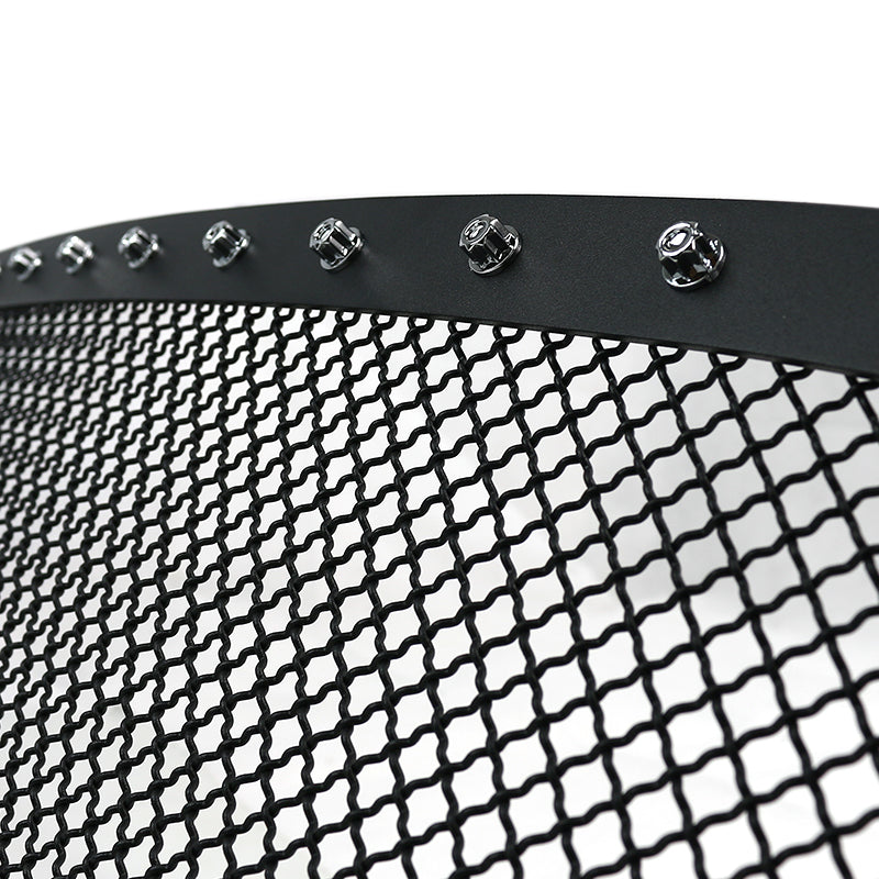 1999-2006 GMC Sierra/Yukon/Yukon XL Rivet Style Black Stainless Steel Mesh Grille Insert