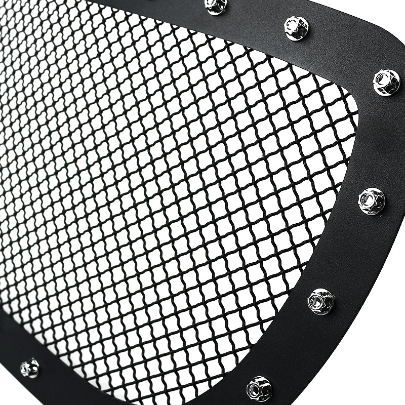 1999-2006 GMC Sierra/Yukon/Yukon XL Rivet Style Black Stainless Steel Mesh Grille Insert