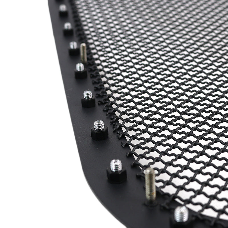 1999-2006 GMC Sierra/Yukon/Yukon XL Rivet Style Black Stainless Steel Mesh Grille Insert