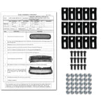 1999-2006 GMC Sierra/Yukon/Yukon XL Rivet Style Black Stainless Steel Mesh Grille Insert