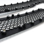 2003-2006 Chevrolet Silverado/Avalanche Rivet Style Black Stainless Steel 2PC Mesh Grille Insert