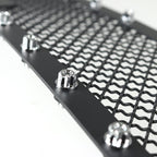 2005-2007  Chevrolet Silverado Rivet Style Black Stainless Steel 2PC Mesh Grille Insert