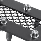 2014-2015 Chevrolet Silverado 1500 Rivet Style Stainless Steel 2PC Mesh Grille Insert (Black V2)