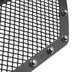 2016-2018 Chevrolet Silverado 1500 Rivet Style Black Stainless Steel 2PC Mesh Grille Insert