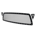 2005-2011 Toyota Tacoma Rivet Style Stainless Steel 3PC Mesh Grille insert (Black)