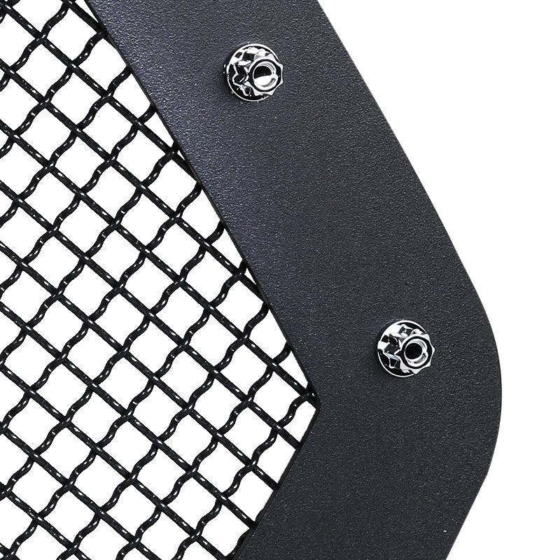 2016-2018 Toyota Tacoma Rivet Style Black Stainless Steel Mesh Grille Insert
