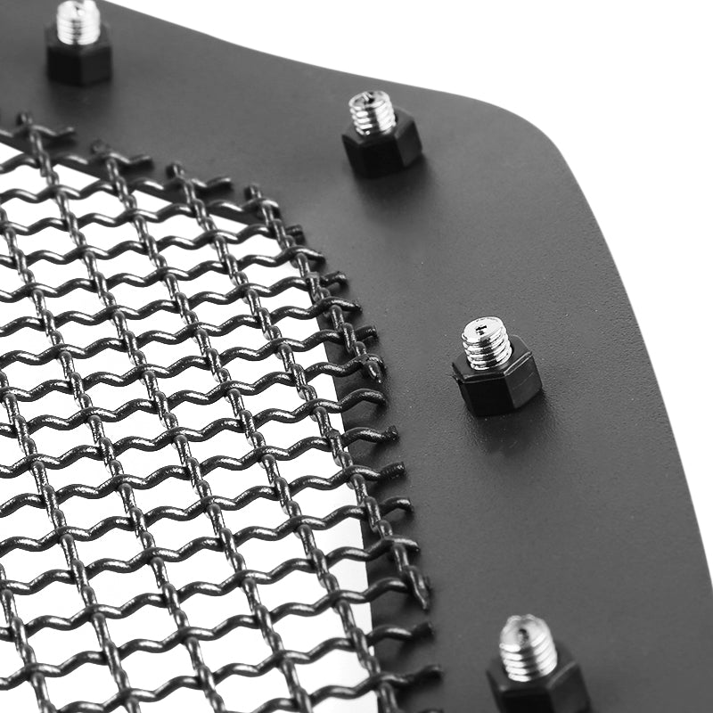 2016-2018 Toyota Tacoma Rivet Style Black Stainless Steel Mesh Grille Insert