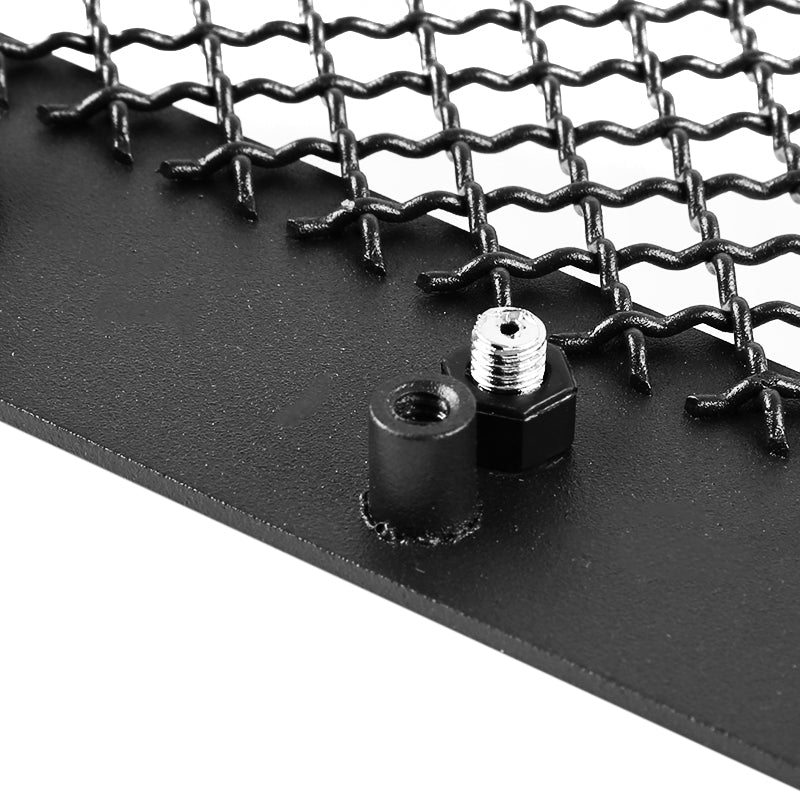 2016-2018 Toyota Tacoma Rivet Style Black Stainless Steel Mesh Grille Insert